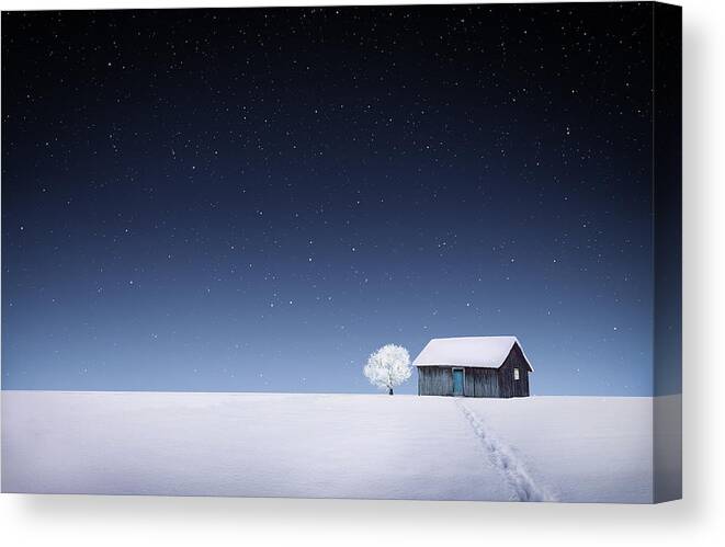 Winter Canvas Print featuring the photograph Winter #3 by Bess Hamiti
