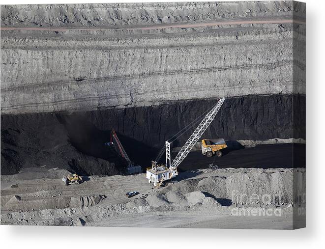 Mine Canvas Print featuring the photograph Wyoming Coal Mine #3 by Jim West