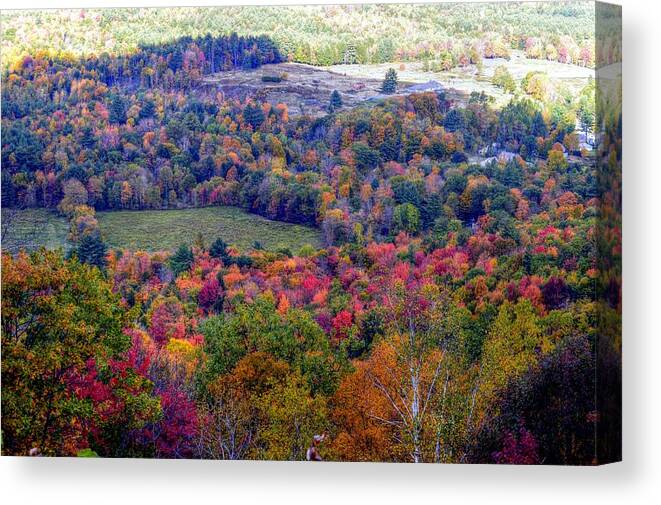 Fall Foliage In Massachusetts Usa Canvas Print featuring the photograph Fall Foliage in Massachusetts USA #31 by Paul James Bannerman