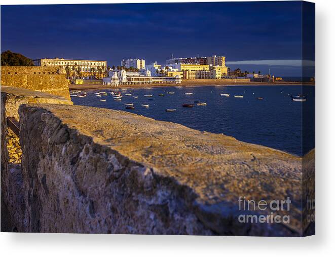 Andalucia Canvas Print featuring the photograph Spa of Our Lady of the Palm Cadiz Spain #4 by Pablo Avanzini