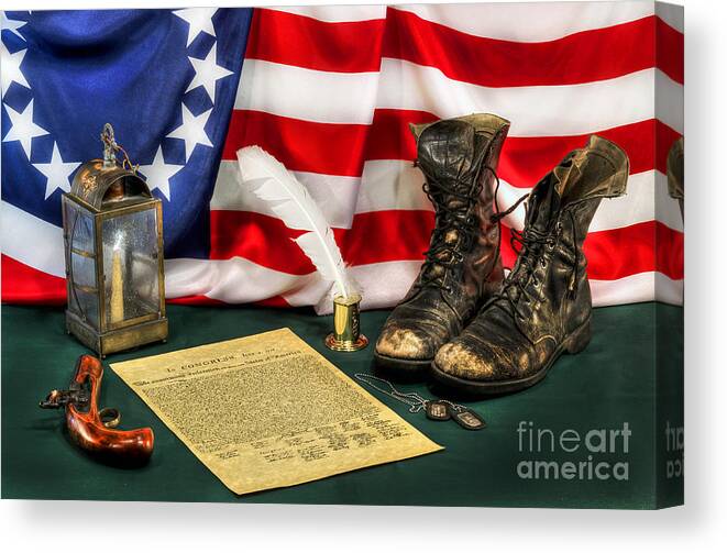 4th Of July Canvas Print featuring the photograph 4th of July by Gene Bleile Photography 