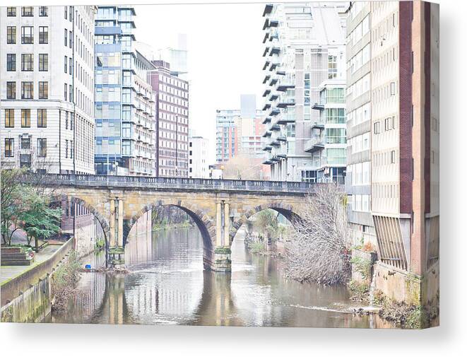 Apartment Canvas Print featuring the photograph Manchester #5 by Tom Gowanlock