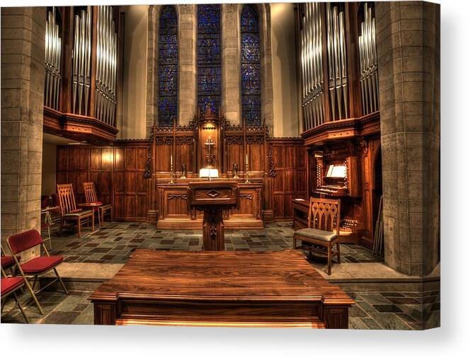 Mn Churches Canvas Print featuring the photograph Westminster Presbyterian Church #8 by Amanda Stadther