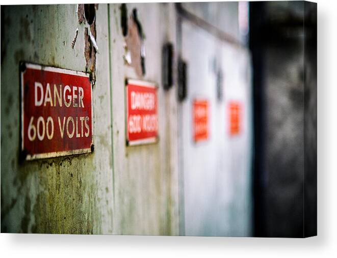 600 Volts Canvas Print featuring the photograph 600 Volts by Karol Livote