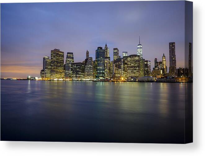 Nyc Canvas Print featuring the photograph 600am by Johnny Lam
