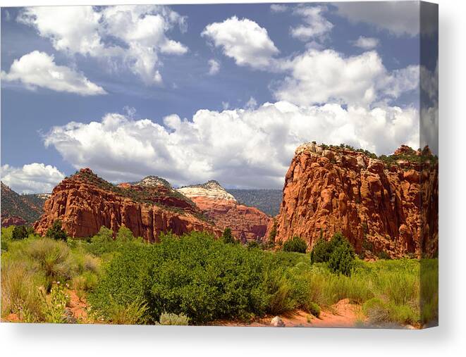Capitol Reef National Park; Red Rock; Moab; Southern Utah; Desert; Vista; Outdoor; Nature; Vacation; Sky; Scenics; Travel; Grand Circle; Stone; Sand; Arches; Wilderness; Peaceful; Panoramic; Awe; Background; Natural; Park; Desolate; Marksmith; Marksmithmaturephotography Canvas Print featuring the photograph Capitol Reef National Park #687 by Mark Smith