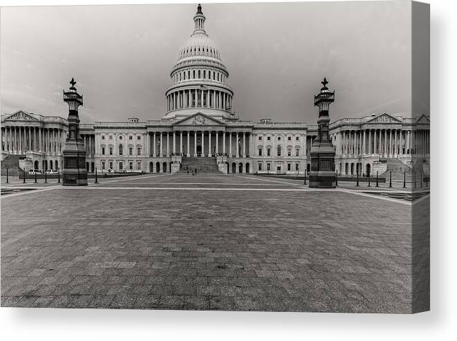 America Canvas Print featuring the photograph Capitol Building #8 by Peter Lakomy
