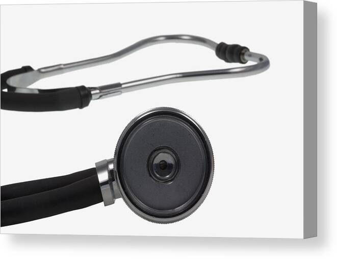 Stethoscope Canvas Print featuring the photograph Stethoscope #8 by Science Stock Photography