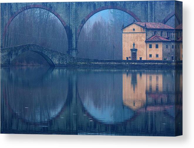 Bridge Canvas Print featuring the photograph Untitled #9 by Massimo Della Latta