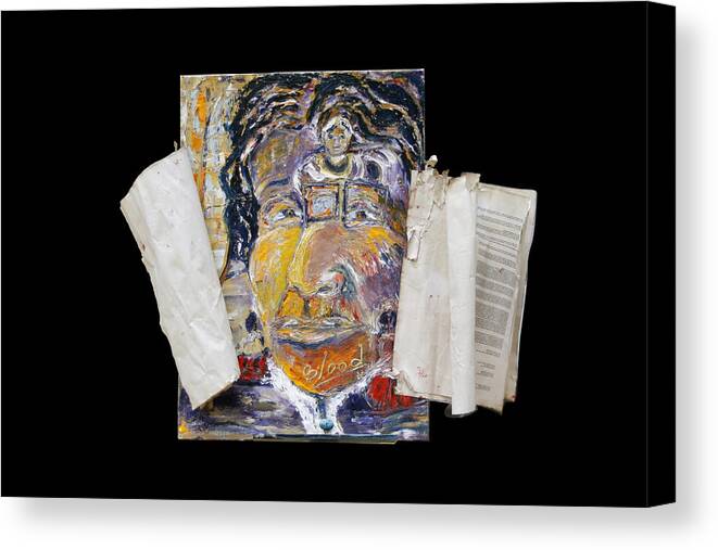 Charlotte Forten Grimké Canvas Print featuring the mixed media A Jewel by Peggy Blood