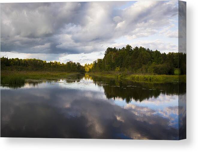 Reflections Canvas Print featuring the photograph A path to the Light by Dan Hefle