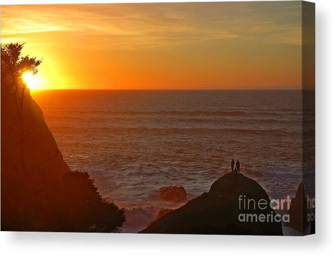 Pacific Canvas Print featuring the photograph A Perfect Time by Nick Boren