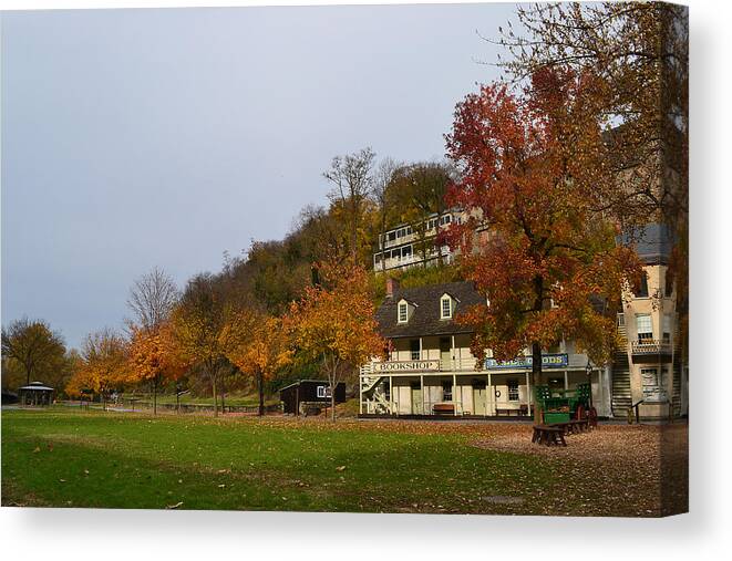 Autumn Canvas Print featuring the photograph A Place in Time by Melanie Moraga