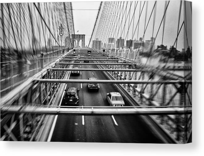 New York City Canvas Print featuring the photograph A Revisit by Ben Shields