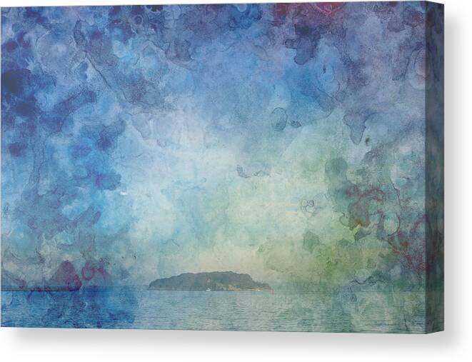 Island Canvas Print featuring the photograph A Small Island by Beverly Claire Kaiya
