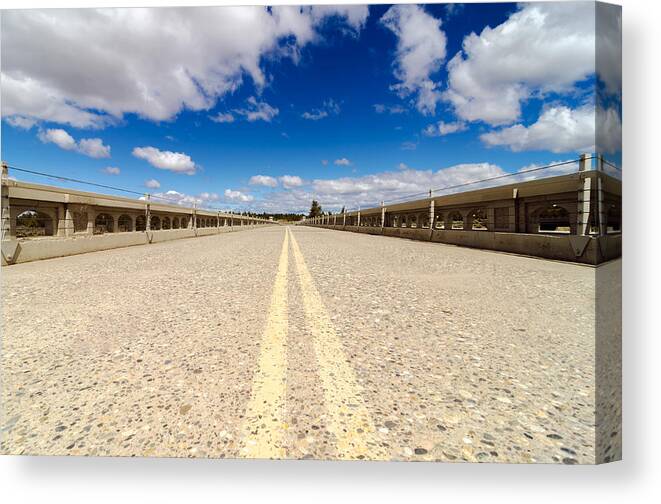 Highway Canvas Print featuring the photograph Abandoned Highway by Jess Kraft