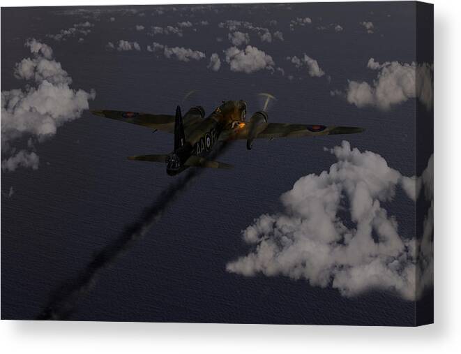 Aa-r Canvas Print featuring the photograph Above and beyond - Jimmy Ward VC by Gary Eason