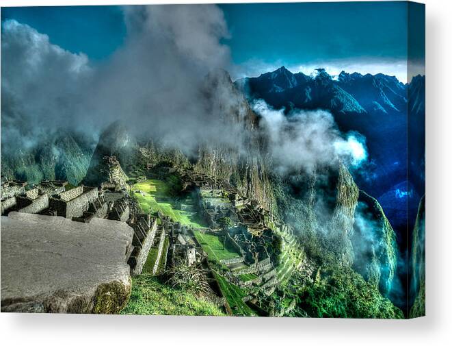 Photograph Canvas Print featuring the photograph Above The Clouds by Richard Gehlbach