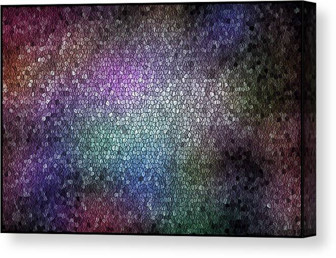 Mosaic Canvas Print featuring the digital art Abstract II by Blessed by Gaia