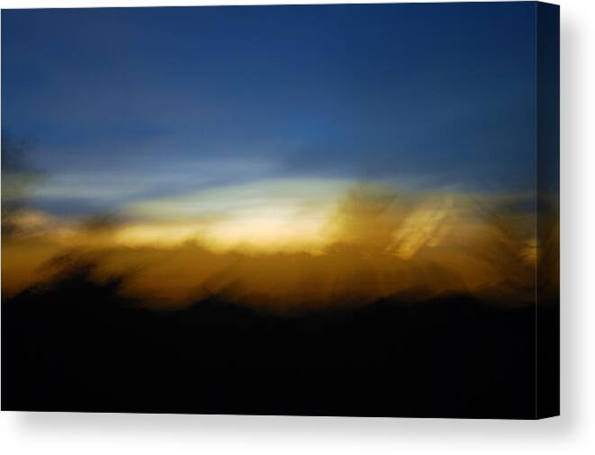 Photograph Canvas Print featuring the photograph Abstract Landscape by Larah McElroy