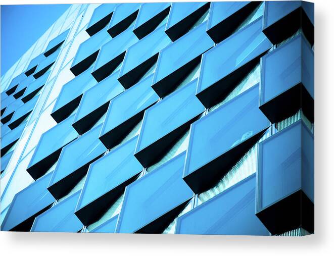 Material Canvas Print featuring the photograph Abstract Windows by Imagegap