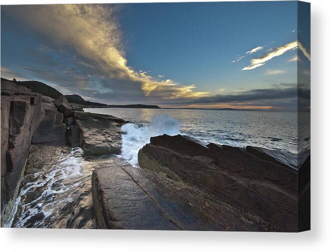 Acadia Canvas Print featuring the photograph Acadia Sunrise by Rick Hartigan