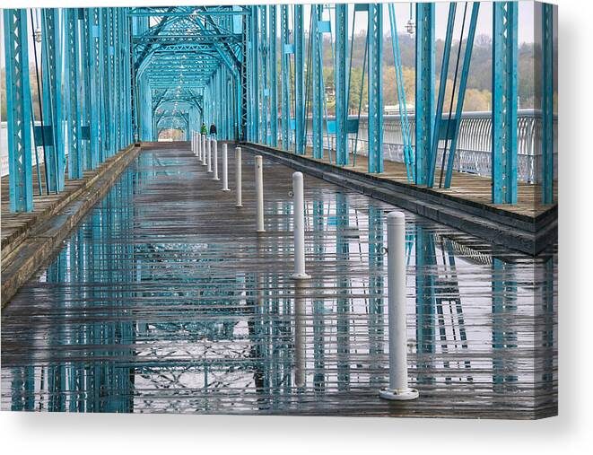 Chattanooga Canvas Print featuring the photograph After the Rain 2 by Tom and Pat Cory
