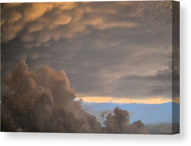 Abstract Canvas Print featuring the photograph After the Storm 2 by Lyle Crump