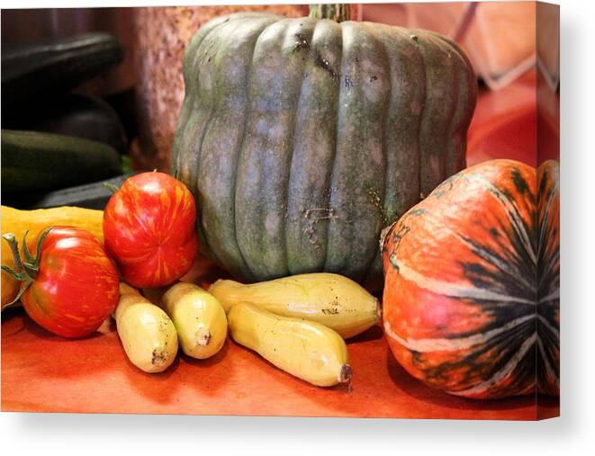 Still Life Canvas Print featuring the photograph Afternoon Harvest by Scott Carlton