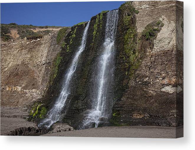 Alamere Falls Canvas Print featuring the photograph Alamere Falls Three by Garry Gay