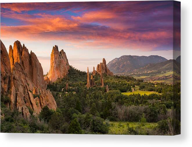 Colorado Canvas Print featuring the photograph An Early Summer Morning by Tim Reaves
