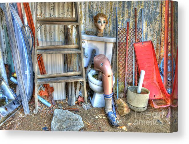 Odd Canvas Print featuring the photograph An Odd Assortment by Bob Christopher