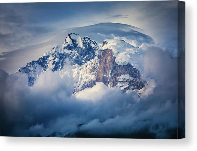 Annapurna Range Canvas Print / Canvas Art by Adrian Popan