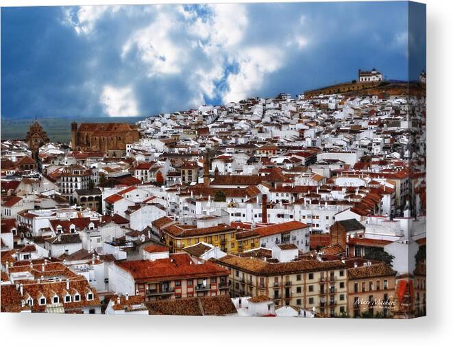 Antequera Spain Canvas Print featuring the photograph Antequera Spain by Mary Machare