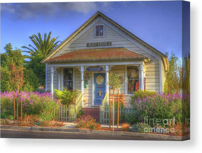 Hdr Process Canvas Print featuring the photograph Antiques Anyone? by Mathias 