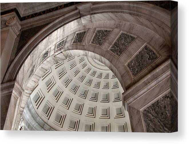 Arch Canvas Print featuring the photograph Architecture And Artwork Of The Vatican by Mitch Diamond