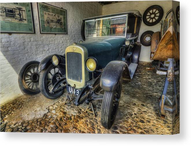 Austin Seven Canvas Print featuring the photograph Austin Seven by Ian Mitchell