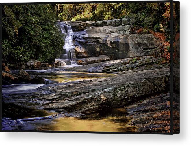 Appalachian Mountains Canvas Print featuring the photograph Autumn Reflections by Donald Brown