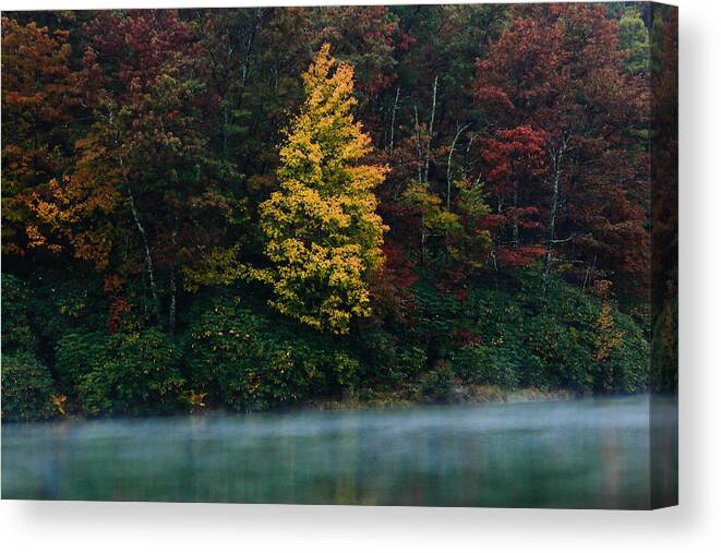 Autumn Canvas Print featuring the photograph Autumn Splendor by Shane Holsclaw