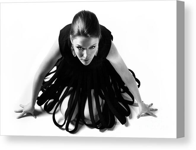 Avant Garde Canvas Print featuring the photograph Avant Garde Fashion by Diane Diederich