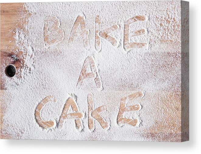 Background Canvas Print featuring the photograph Bake a cake by Tom Gowanlock