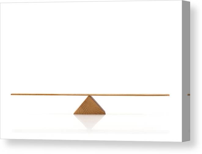 Empty Canvas Print featuring the photograph Balance by Barcin