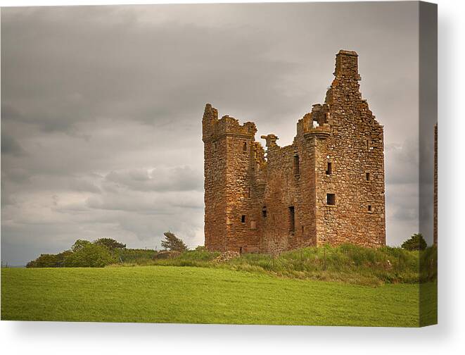 Castle Canvas Print featuring the photograph Baltersan Tower by Eunice Gibb