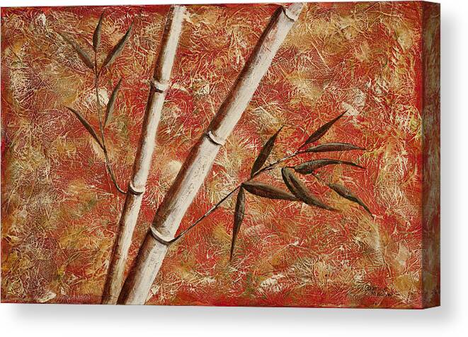 Bamboo Canvas Print featuring the painting Bamboo 2 by Darice Machel McGuire