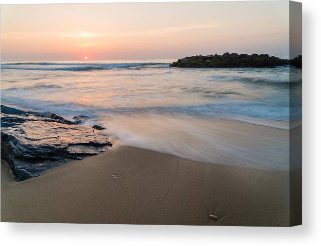 New Jersey Canvas Print featuring the photograph Beach Day by Kristopher Schoenleber