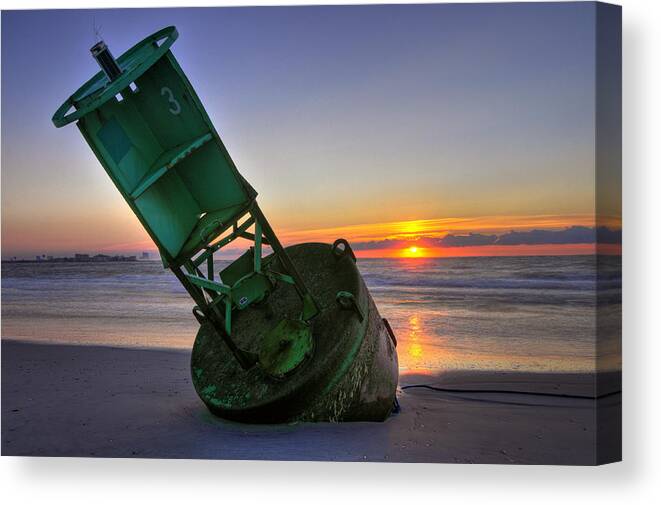 Ocean City Canvas Print featuring the photograph Beached by Dan Myers