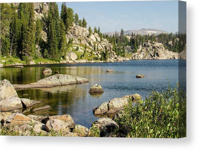 Tranquility Canvas Print featuring the photograph Beartooth Pass, Wyoming And Montana by ©anitaburke