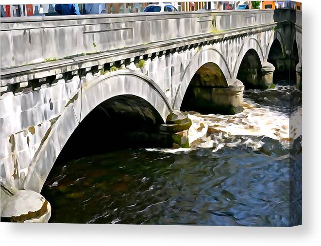 Sligo Canvas Print featuring the photograph Beautiful Bridge by Norma Brock