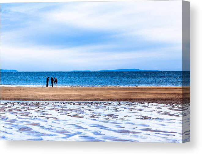 Ireland Canvas Print featuring the photograph Beautiful Irish Beach on a Winter Day by Mark Tisdale