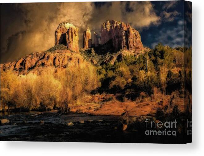 Jon Burch Canvas Print featuring the photograph Before the Rains Came by Jon Burch Photography